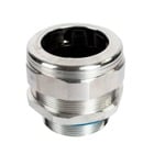 Industrial Strain-Relief Fitting, Hub Size M50, Cable Range 33.91 to 39.37mm, CSA Listed, Outer Diameter 65.53mm, Aluminum