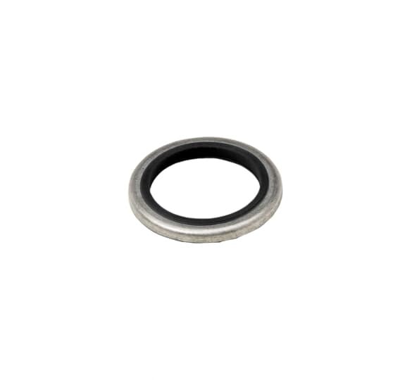 Liquidtight Sealing Gasket, 2 Inch, with 316 Stainless Steel Retainer Ring and Thermoplastic Molded Seals, High Temperature, Black Interior