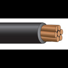 6 AWG USE-2 600V/1kV WE Single copper conductor, stranded and insulated with moisture, heat and flame resistant, chemically crosslinked polyethylene. Available in colors.  Suitable for use in general purpose wiring applications and may be installed in raceway, conduit, direct burial and aerial installations where a cable having superior flame retardance is required. Suitable for use in 105C dry systems. Also suitable for use in low leakage circuits requiring a dielectric constant of 3.5 or less (Hospital Grade).