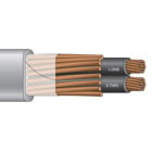 6/2 XHHW-2 SE STYLE U 2 conductors (6 awg) 6 awg ground wire, stranded, insulated with heat and moisture resistant crosslinked polyethylene(type XHHW-2)and phase identified. Cabled with bare copper ground conductor. Cable core covered with flame retardant binder tape and overall grey PVC jacket.