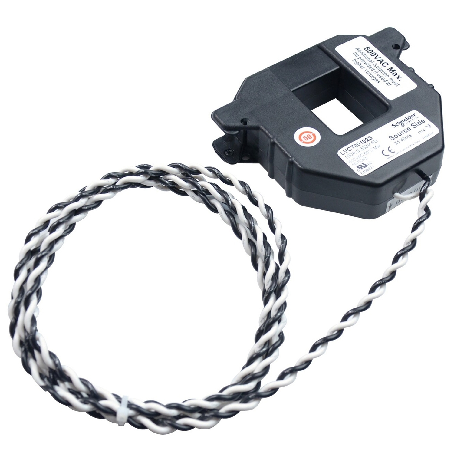 LVCT 200A - 0.333 V output - split core CT - 31 mm x 100 mm