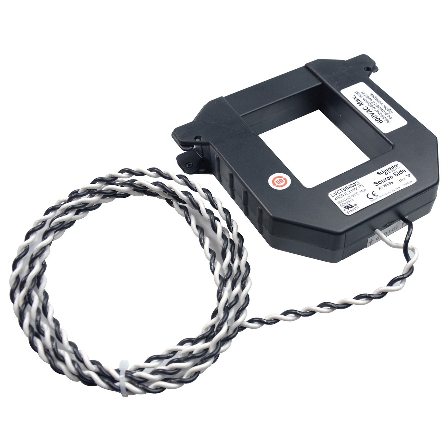 LV CT 600 A - 0.333 V output - split core CT - 62 mm x 132 mm