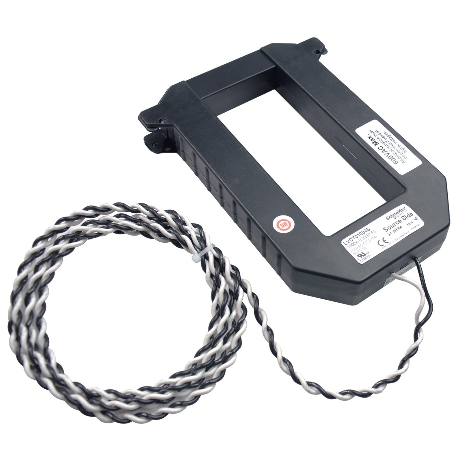 LV CT 1200 A - 0.333 V output - split core CT - 62 mm x 201 mm