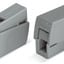 Lighting connector - Wago (224 series) - for 1mm2...2.5mm2 / for #14AWG...#12AWG - Rated current 24A - Gray color - with PUSH WIRE spring connections