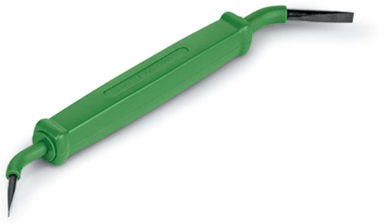 Operating tool; Blades: 3.5 x 0.5 mm and 5.5 x 0.8 mm; for TOPJOBS installation terminal blocks; green