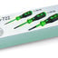 Operating tool set - type 1 - partially insulated - Wago (210 series) - Dimensions Type 1 blade (2.5mm x 0.4mm) / Type 2 blade (3.5mm x 0.5mm) / Type 3 blade (5.5mm x 0.8mm)