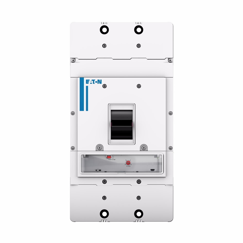 Eaton Power Defense molded case circuit breaker, Globally Rated, Frame 4, Three Pole, 800A, 50kA/480V, T-M (Fxd-Adj) TU, Standard Line and Load (PDG4X3TA800)