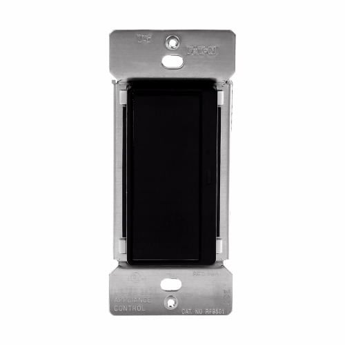 Eaton Z-Wave plus decorator switch, Power Failure Memory, 15A, 120V, Black, 60 Hz, LED, CFL, incandescent, MLV, ELV, fluorescent, and halogen, Single-pole, Three-way, Multi-location, Used with RF9517