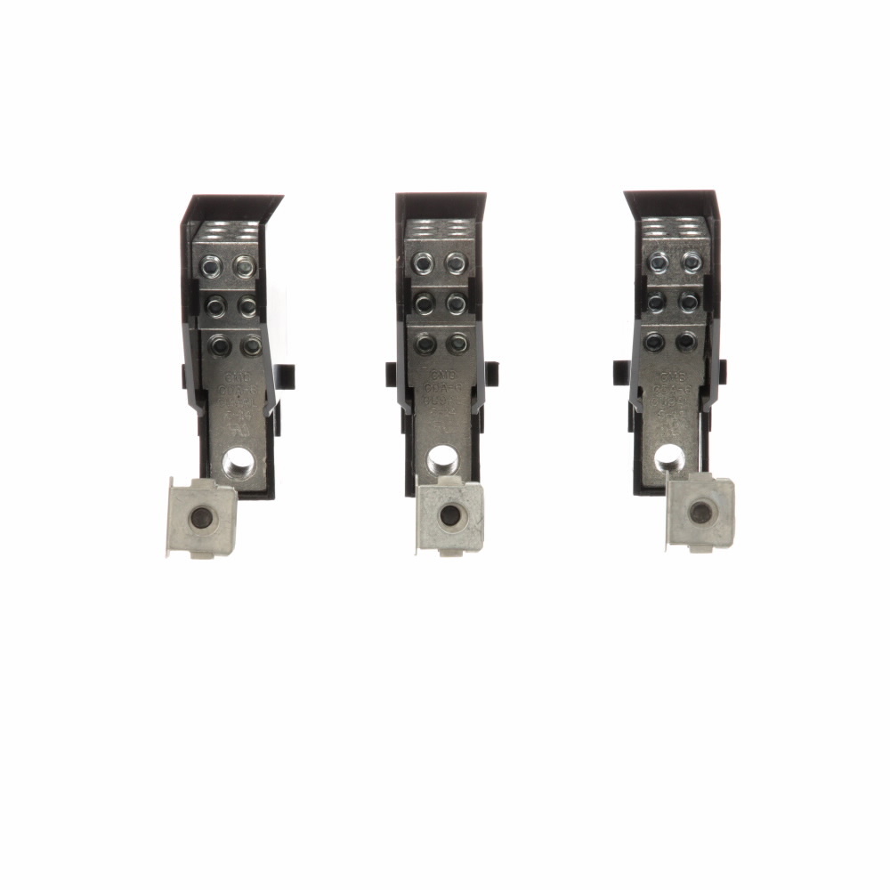 Eaton Power Defense terminal, molded case circuit breaker accessory terminal, Three-pole, (6) AWG 14-6, PD2 Global, Power Defense, Frame J-K, Power Defense, Multi-wire terminal, Aluminum, Frame 2