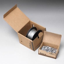 Eaton B-Line series hanging system, KwikPak wire rope and clamps kwikpak, Kwik-clamps and spool of wire rope included, 1/8" wire max