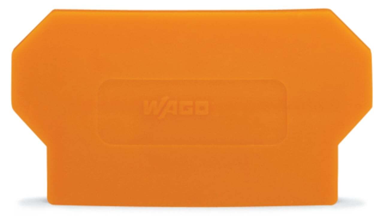 Separator plate; 2 mm thick; oversized; orange