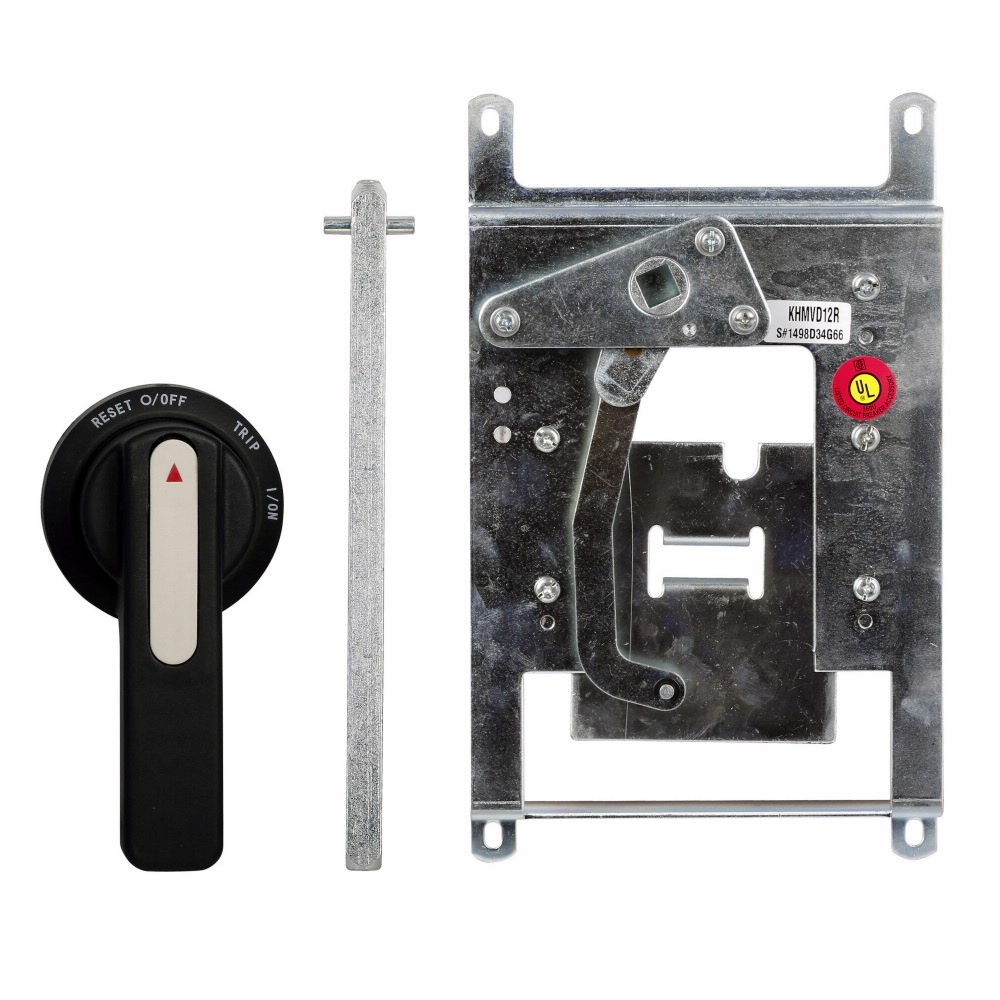 Eaton molded case circuit breaker accessory handle mechanism, Universal rotary, K-Frame, Frame J-K, Black, Series C, 12 in