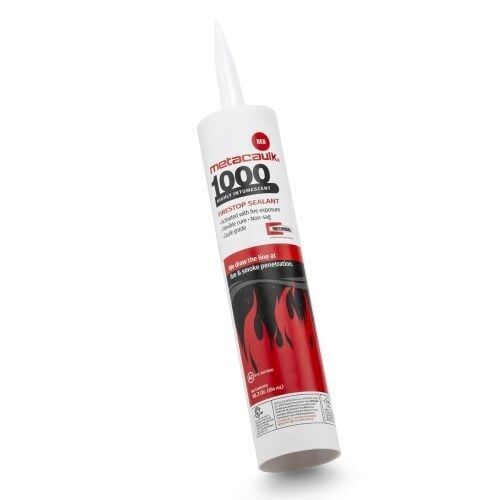 Metacaulk 1000 Highly Intumescent Firestop Sealant, 10.3 oz Cartridge, Red
