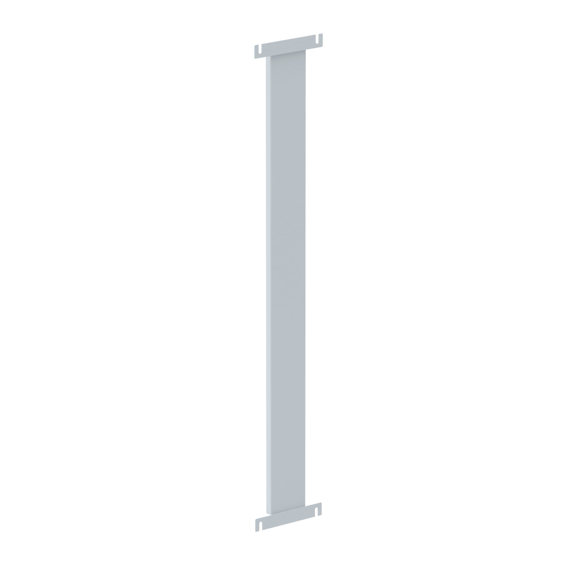 Universal Free-Stand Filler Panel, 72.00x10.50, White, Steel