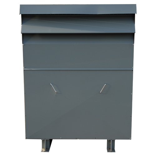 600V Class Three Phase DOE2016 and NRCan 2019 Compliant Energy Efficient Distribution Transformer, 480D PV, 240/120 SV, 500 kVA, 3PH, Aluminum Wound