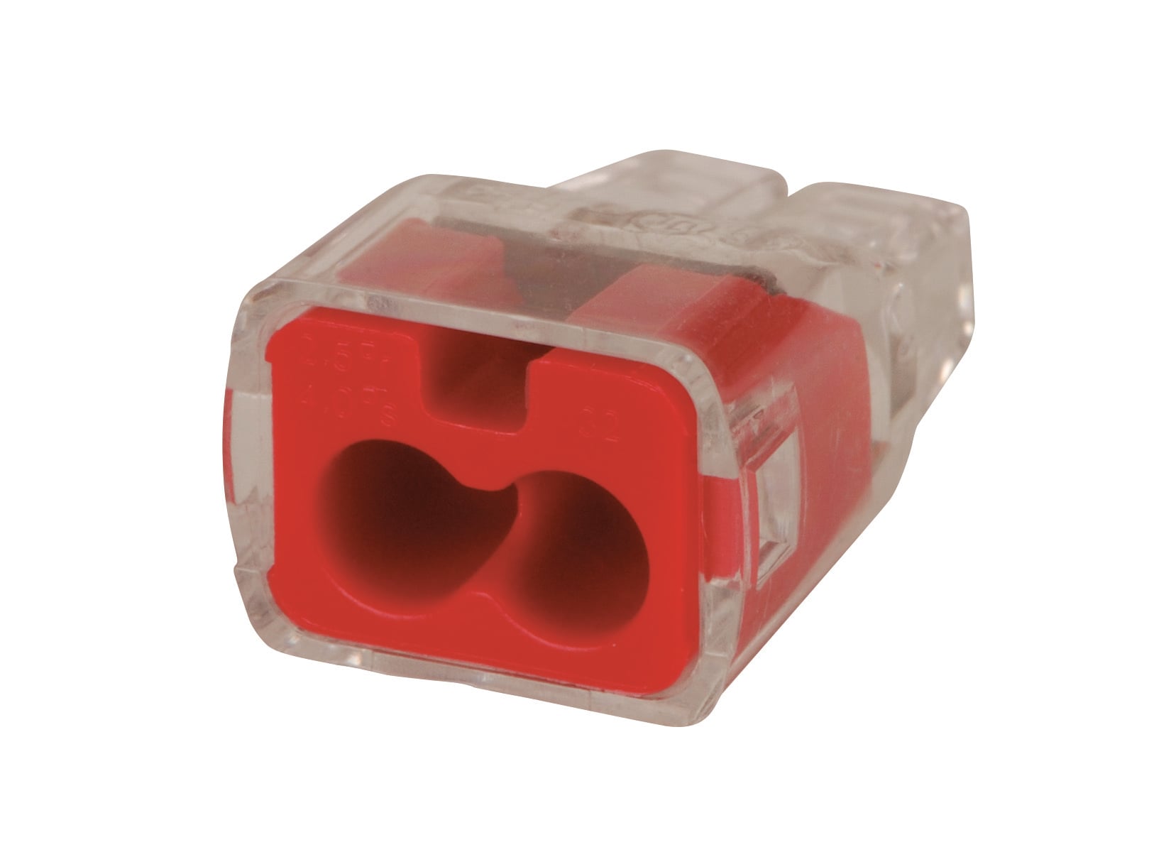 IDEAL, Wire Connector, In-Sure, Push-In, Size: 0.780 IN Length X 0.520 IN Width X 0.380 IN Height, Connection: 2 Ports, Wire Size: #12 AWG - #20 AWG Solid, #12 AWG - #16 AWG (19 Strand Or Less) #18 AWG (7 Strand) Stranded, #14 AWG - #18 AWG (19 Strand Or Less) Stranded (Tin Bonded), Color: Red, Voltage Rating: 600 V Maximum Building Wire, 1000 V Maximum Signs And Lighting Fixtures, Temperature Rating: 105 DEG C Shell Rated, Wire Type: Solid, Stranded, Stranded (Tin Bonded), Model: 32