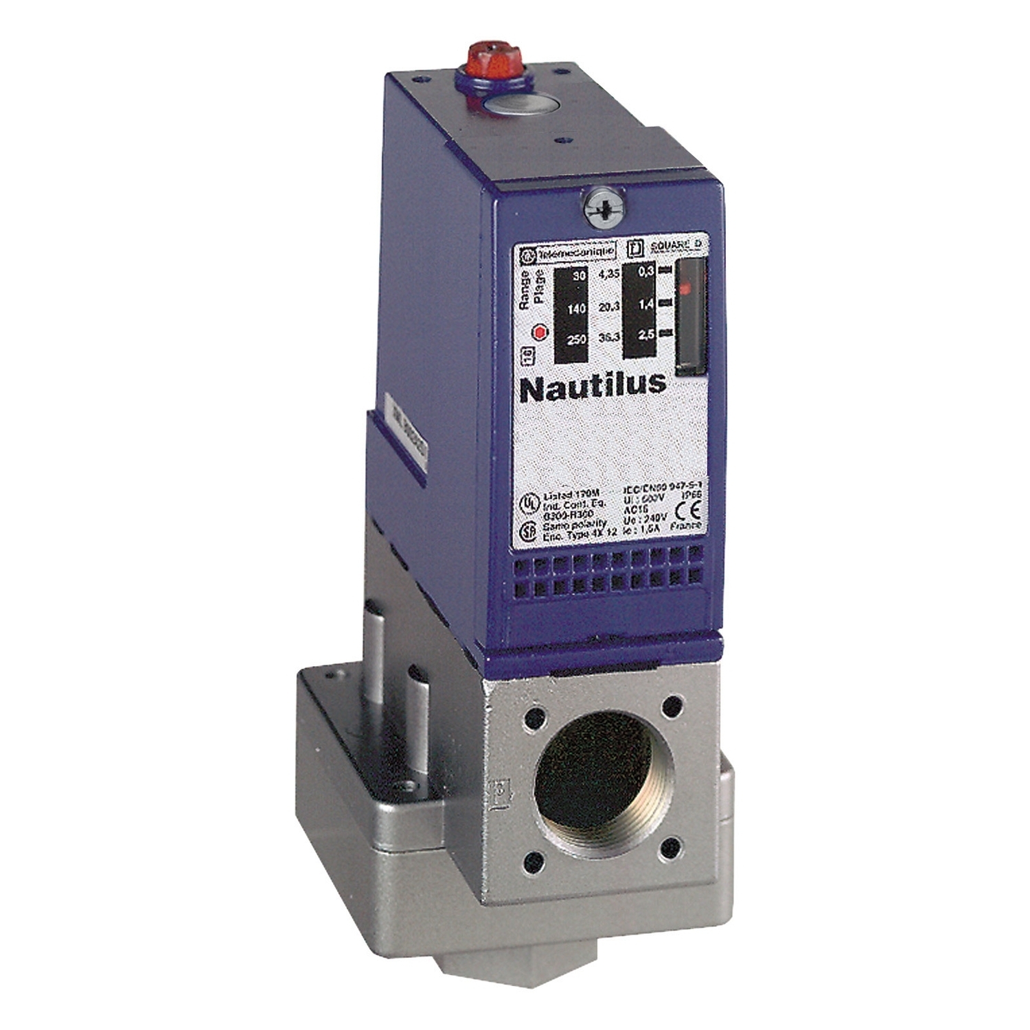 pressure switch XMLA 2.5 bar - fixed scale 1 threshold - 1 C/O