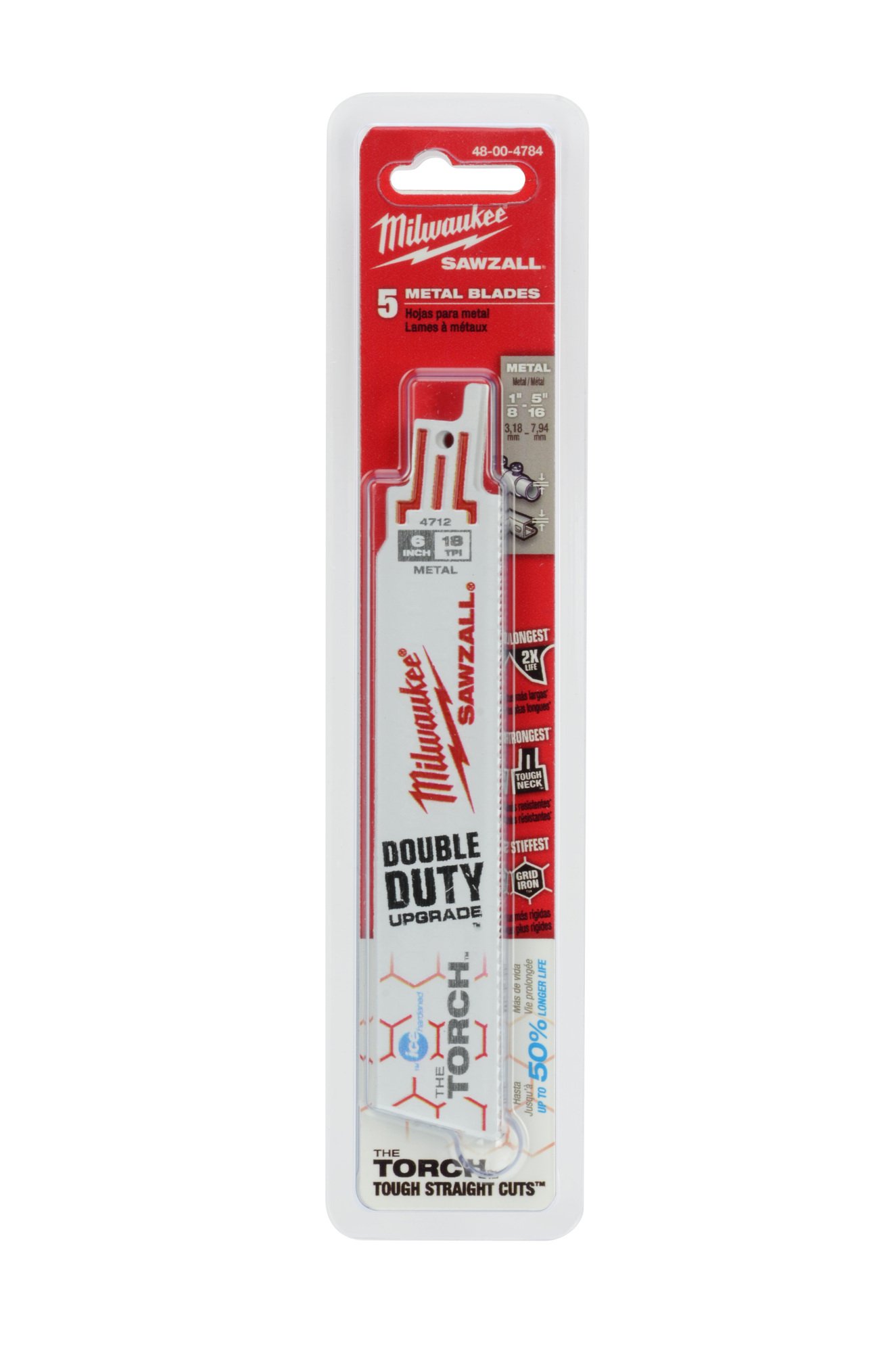 6 in. 18 TPI THE TORCH Ice Hardened SAWZALL Blades 5PK