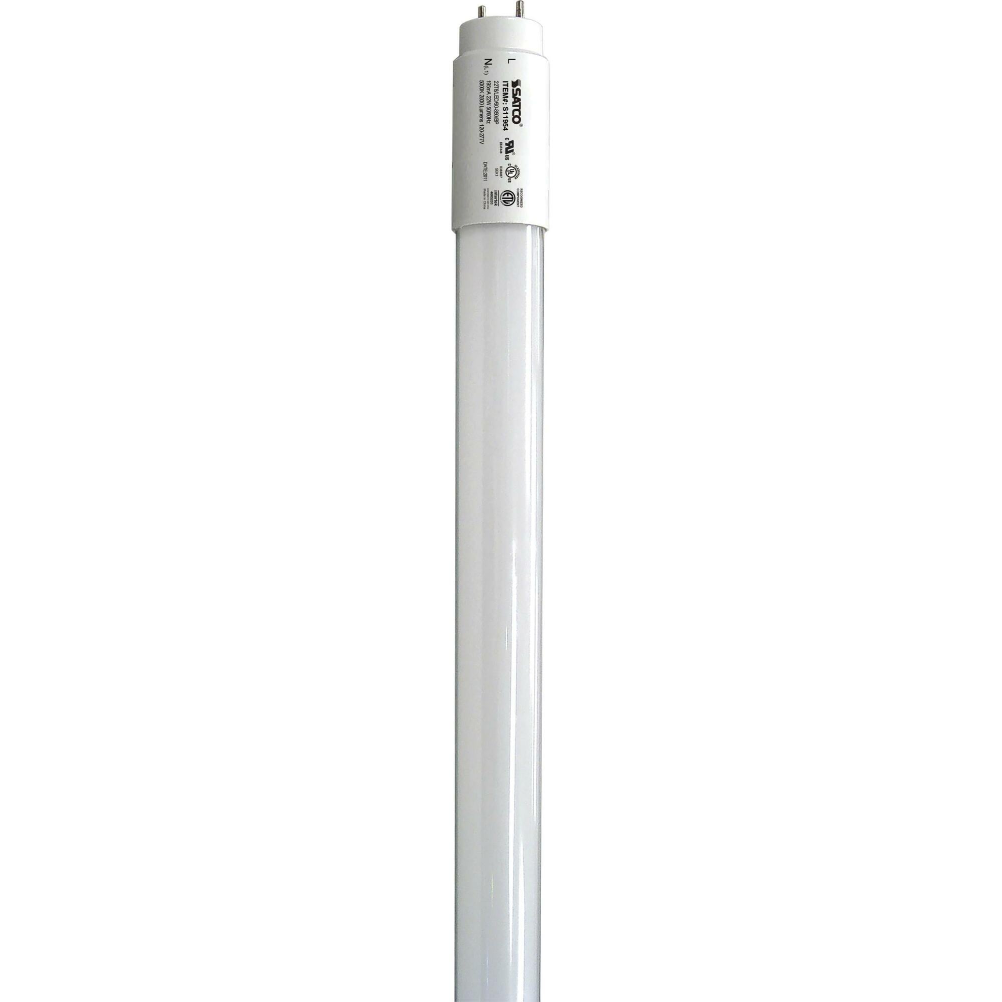 5 Foot - 22 Watt - Linear LED T8 - Type B Ballast Bypass - G13 Bi-Pin Base - 80 CRI - 5000K