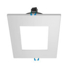 DLE4 Series 4 in. Square White Flat Panel LED Downlight in 5000K
