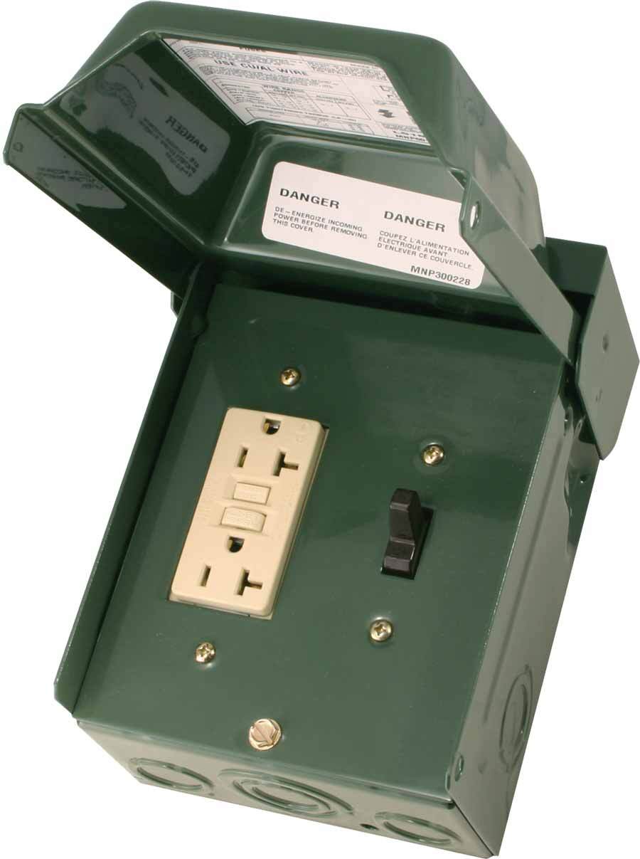 Midwest Electric?s Temporary Power and Power Outlets are a means of providing power required by various construction trades, residential sites, and mobile electrical applications.  Temporary Power and Power Outlets offer one or more receptacles, with or without overcurrent protection, disconnecting, metering, and/or pedestal mounting functions, in a single enclosure of G-90 zinc-coated steel.  The NEMA 3R rainproof enclosure is lockable and engineered to provide maximum protection against weather, vandalism, and normal field use.