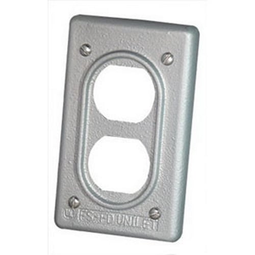 1Gang Duplex Receptacle Cover