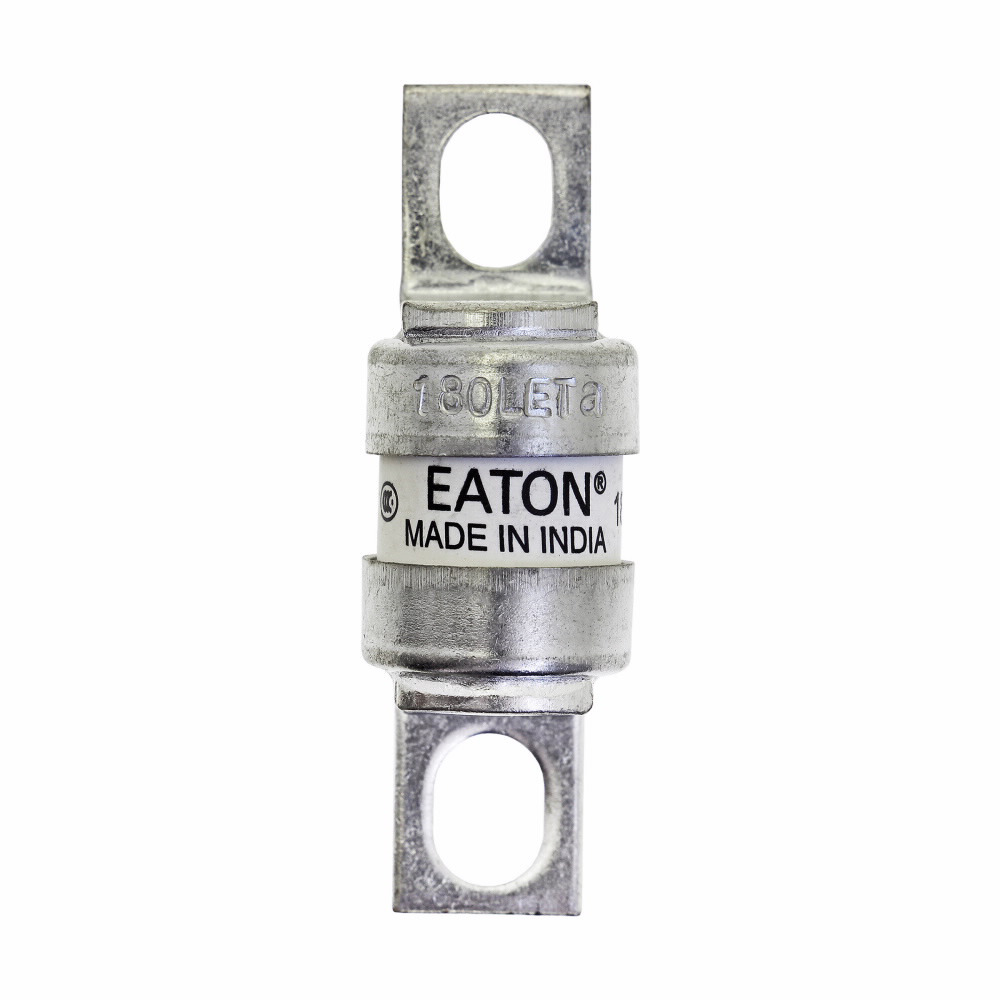 Eaton Bussmann series high speed British standard fuse, 690 Vac, 500 Vdc, 180A, 200 kAIC, None, Fuse, Blade end X blade end, Stud - 180LET