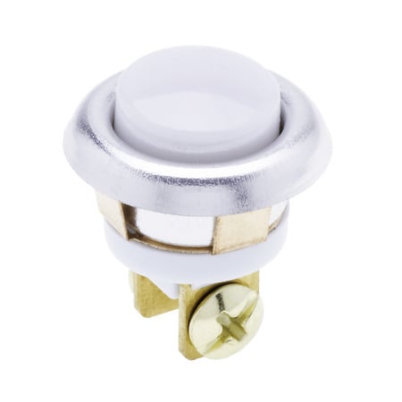 Pushbutton Lighted Chrome 16V Max 5/8"
