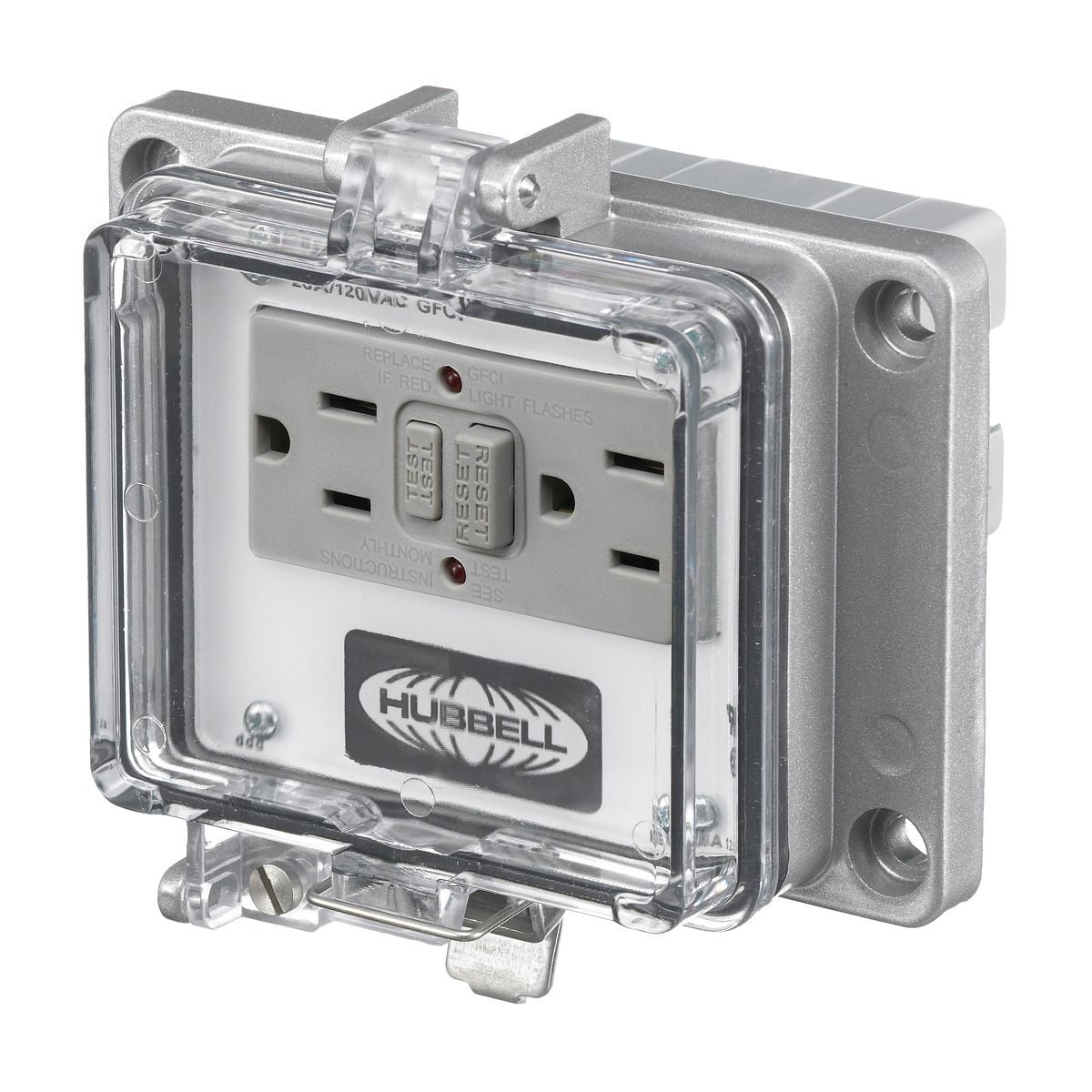 Signal and Control Products, Industrial Ethernet, NEMA 12/4 Enclosure, 15A 125V, GFCI Receptacle