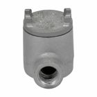 Eaton Crouse-Hinds series Condulet GUA conduit outlet box with cover, 2" cover opening diameter, Feraloy iron alloy, B shape, 3/4"