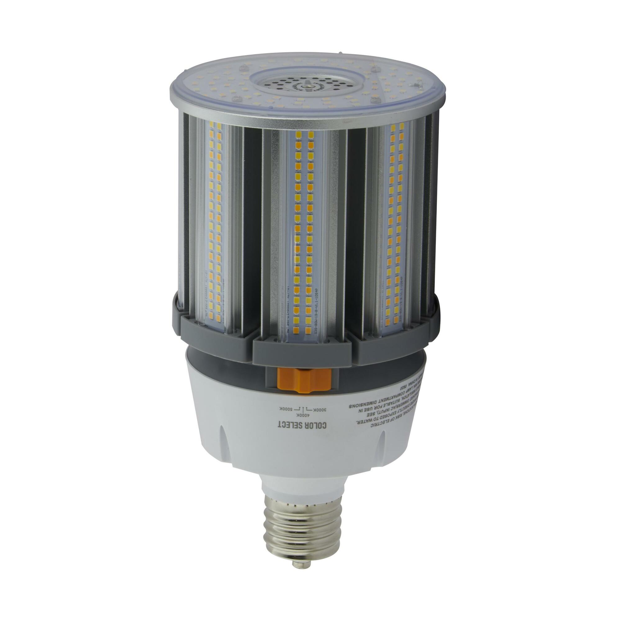 80 Watt LED HID Replacement - CCT Selectable Mogul Extended Base 100-277 Volts