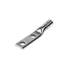 Aluminum Two-Hole Lug - Straight Long Barrel, Wire Range 2/0 ASCR, 2/0 Stranded, 3/0 Compact, 1/2 Inch Bolt Size, Blind-End, Mechanical Dies: 840, K840, 845, TX, Hydraulic Dies: 840, B49EA, EEI, 11A, K840, 249, 76, CSA 24.  For Aluminum and Copper Conductors