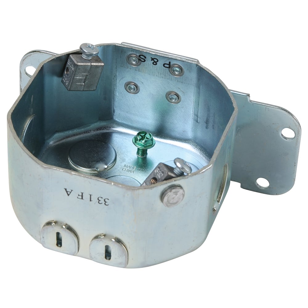 Side mount Deep box - same as 55020 with 5 top knockouts and rotating dual support. 24 pack.