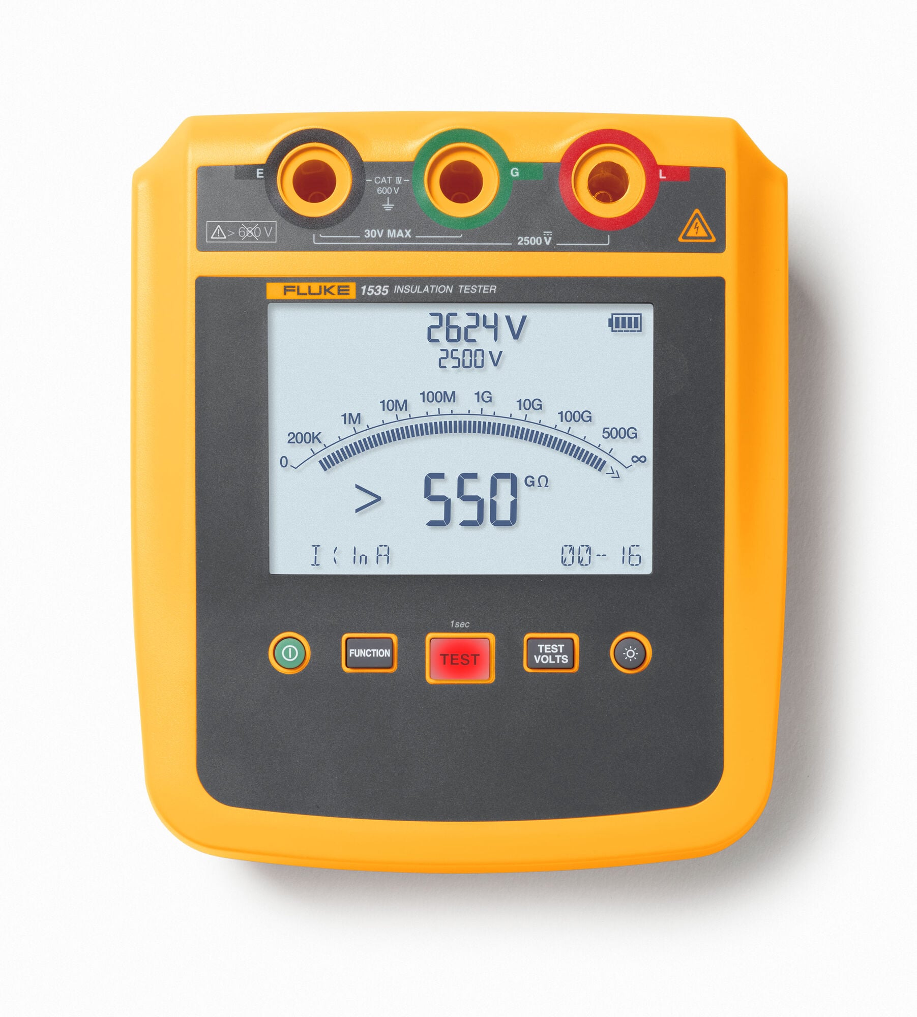 FLUKE-1535, 2500V INSULATION TESTER