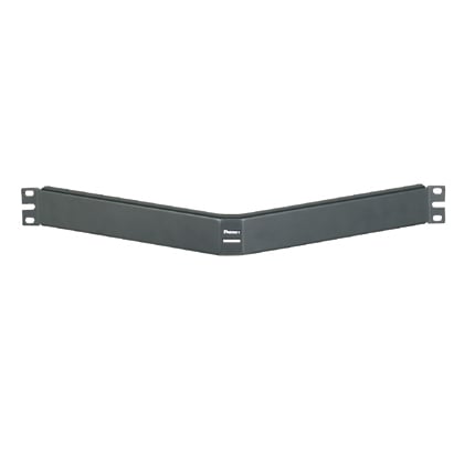 Filler Panel, 1RU, Angled, Black        