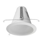 6 in. White Airtight Recessed Cone Baffle Trim, Fits 6 inch Housings