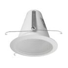 6 in. White Airtight Recessed Cone Baffle Trim, Fits 6 inch Housings