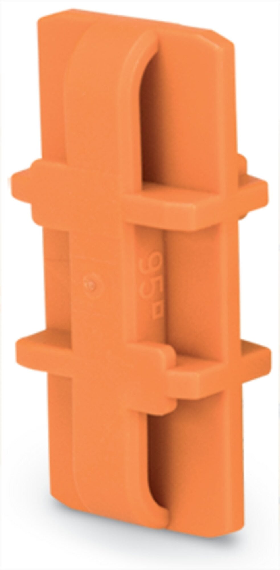 Fixing element; for 95 mm high-current terminal blocks; orange