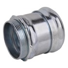 Compression Connector, Concrete Tight, Conduit Size 3 Inches, Material Steel, For use with EMT Conduit