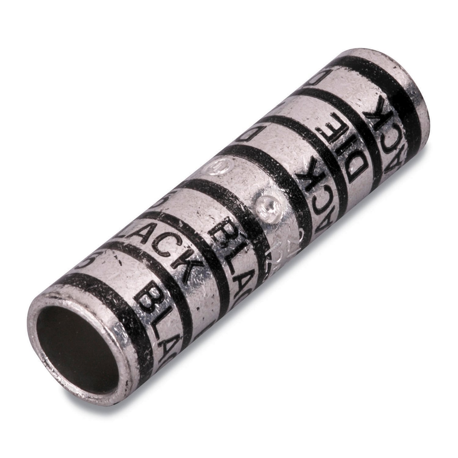 Copper Two-Way Splice, Long Barrel, Max 35kV, Wire Size 600 kcmil, 444 kcmil Flex, Length 4.25 Inches, Tin Plated, Die Code 94, Die Color Code Green