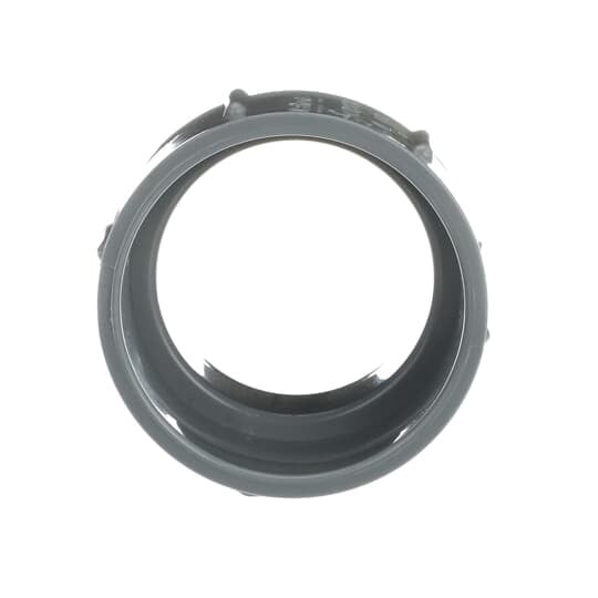 Male Terminal Adapter, Size 2-1/2 Inches, Length 2.480 Inches, Outer Diameter 3.290 Inches, Material PVC, Color Gray, For use with Schedule 40 and 80 Conduit, Pack of 25