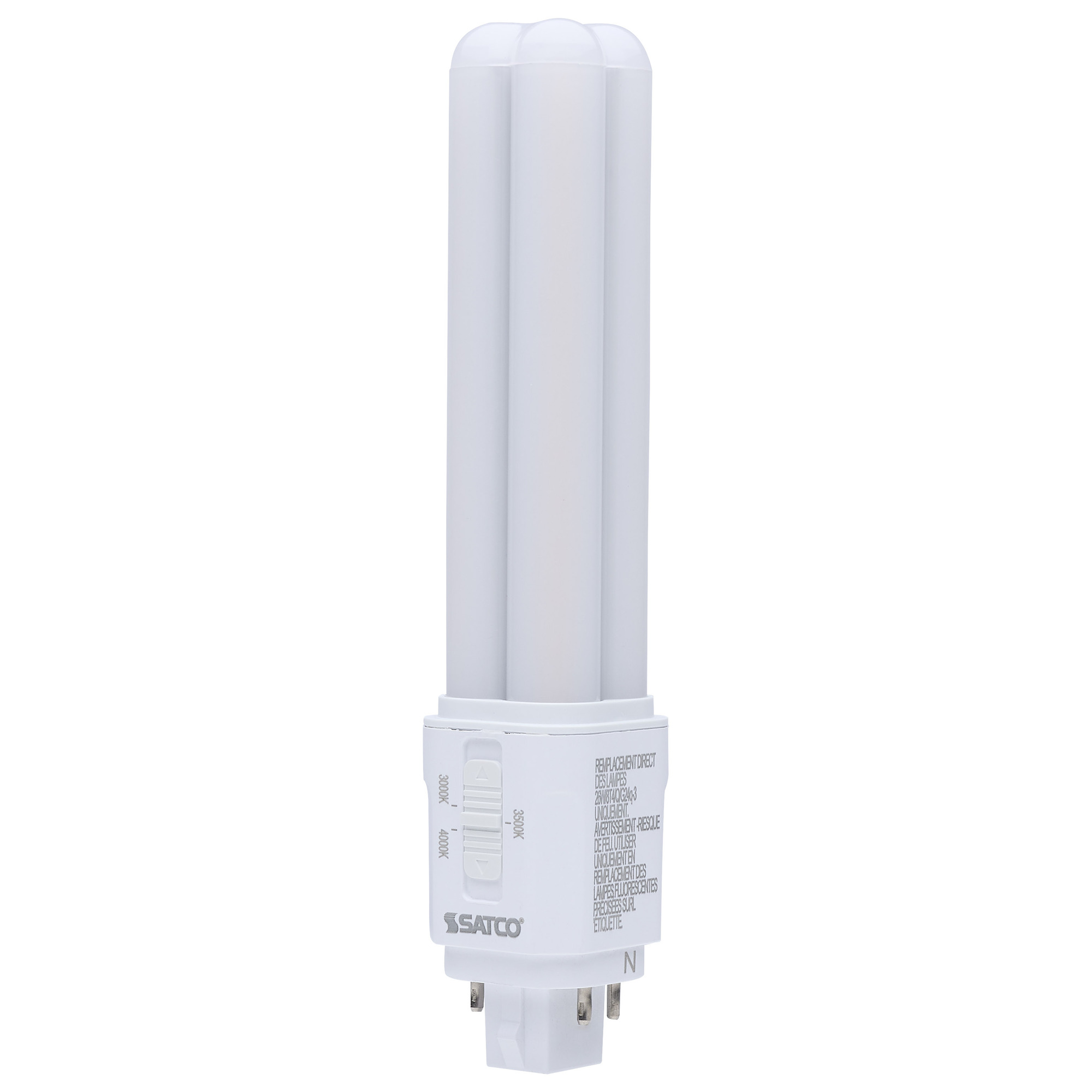 9.5 Watt LED PL - 30K/35K/40K CCT Selectable - G24q Base - Type A/B - 120-277 Volt