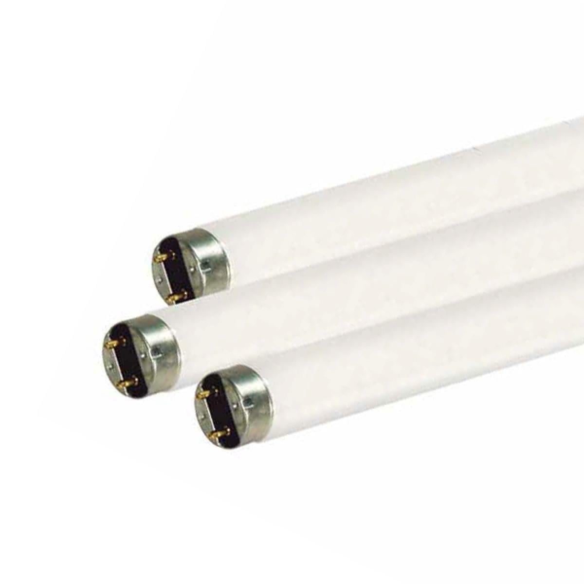 Fluorescent T8 Linear Lamp, Designation: F15T8/CW, 15 WTT, T8 Shape, G13 Medium Bi Pin Base, 7500 HR, Lumens: 850 LM Initial, 4100 DEG K Color Temperature, Cool White 62 CRI, 17-25/32 IN Length, 1 IN Diameter
