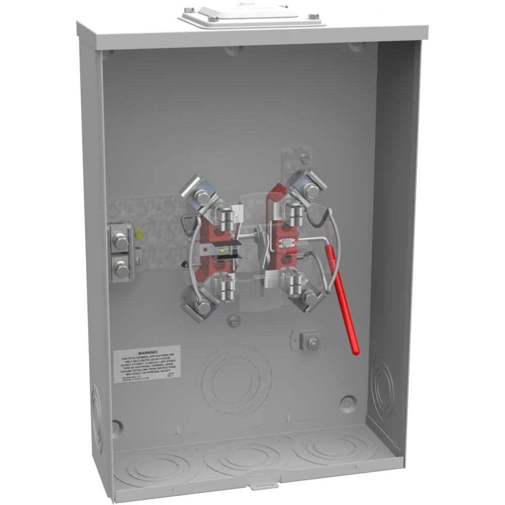 U4216-RXL 4 Term, Ringless, Large Hub Opening, Adapt to Small Closing Plate, Lever Bypass, Extension Hex