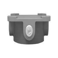 XPR1JBOX Ceiling Mount Junction Box, 5-1/2 in L x 2.3 in W, Copper Free Die Cast Aluminum