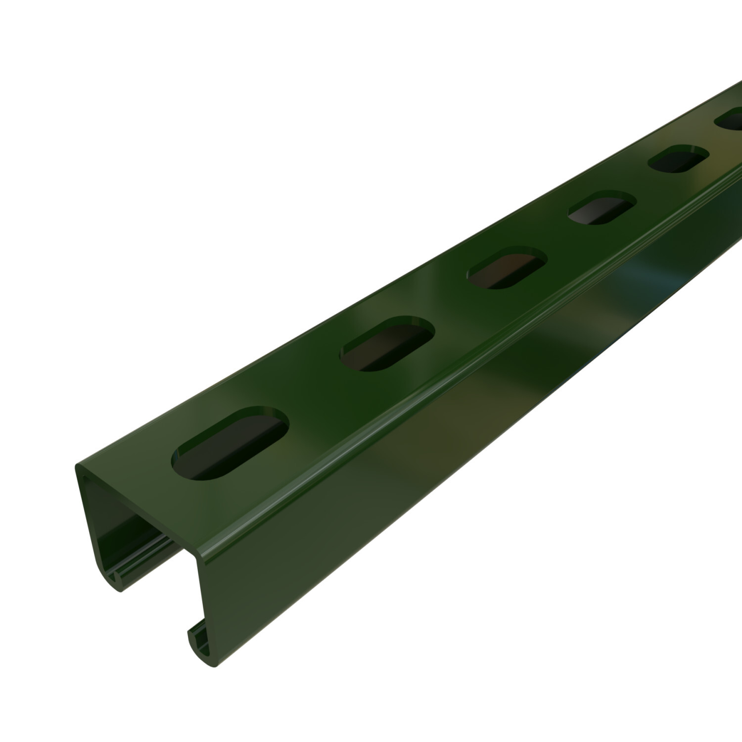UNISTRUT CHANNEL, 12ga, 1-5/8"x 1-3/8", T-SLOTS, GR
