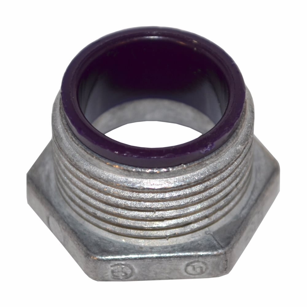 1055DC Insulated Conduit Bushed Nipple, 2 in, For Use With Rigid/IMC Conduit, Die Cast Zinc