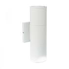 2 Light LED Large Up and Down Sconce Fixture - White Finish 20W 120/277V