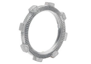 Locknut, Conduit, Zinc Die Cast, Fitting Locknut, Size 3/4 Inch