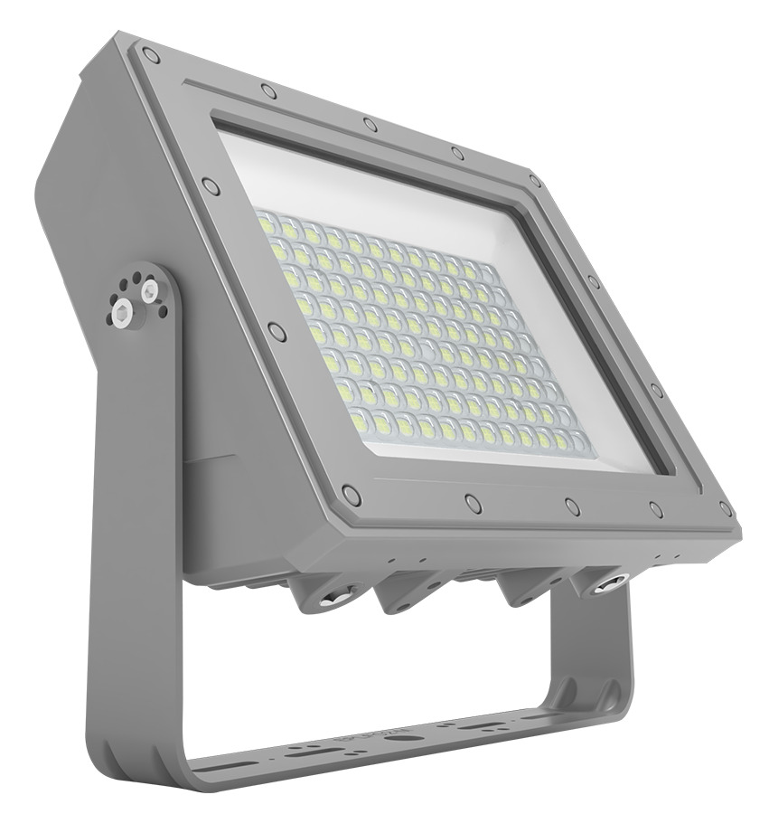 HAZARDOUS LOCATION FLOOD MEDIUM 150W 5000K YOKE MOUNT GRAY